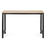 Šviesaus ąžuolo imitacijos rašomasis stalas 120x60 cm – Paveikslėlis 4