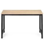 Šviesaus ąžuolo imitacijos rašomasis stalas 120x60 cm – Paveikslėlis 5