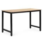 Šviesaus ąžuolo imitacijos rašomasis stalas 120x60 cm – Paveikslėlis 6