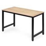 Šviesaus ąžuolo imitacijos rašomasis stalas 120x60 cm – Paveikslėlis 7