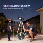 Teleskopas refraktorius pradedantiesiems suaugusiems, su 70 mm objektyvu ir trikoju – Paveikslėlis 6