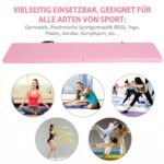 Treniruočių kilimėlis sulankstomas su rankenomis įvairioms treniruotėms