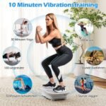 Vibracinė platforma su 10 greičio lygių ir nuotolinio valdymo pultu (Pilka)
