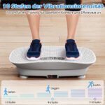 Vibracinė platforma su 10 greičio lygių ir nuotolinio valdymo pultu (Pilka)