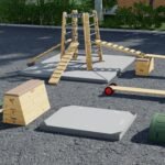 Vidinis laipiojimo bokštelio apsauginis kilimėlis