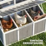 Vištidė medinė su lizdaviete, ištraukiamu stalčiumi, 3-4 vištoms
