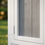 Vištidė medinė su lizdaviete, ištraukiamu stalčiumi, 3-4 vištoms