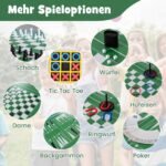 Žaidimų stalas daugiafunkcinis su 15 skirtingų žaidimų (Natūrali) – Paveikslėlis 4