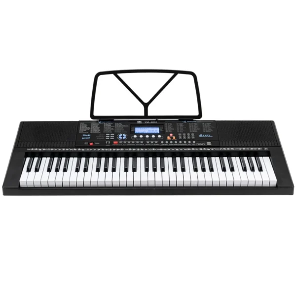 Elektroninis 61 klavišo instrumentas su mikrofonu