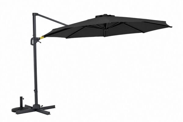 Pasukamas ir pakreipiamas konsolinis sodo skėtis nuo saulės 307 cm (Pilka)