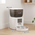 Automatinis gyvūnų maitintuvas su Wi-Fi, 4 l talpos, balso įrašymo funkcija – Paveikslėlis 3