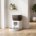 Automatinis gyvūnų maitintuvas su Wi-Fi, 4 l talpos, balso įrašymo funkcija – Paveikslėlis 9