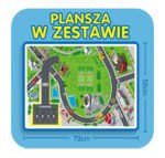 Daugiaaukštis ugniagesių garažas su spiraliniu taku ir šviesos, garso efektais
