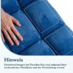 Grindų krėslas sulankstomas reguliuojamas (Mėlyna) – Paveikslėlis 5