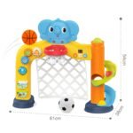 Interaktyvus 2in1 sporto centras krepšiniui ir futbolui nuo 18 mėn.