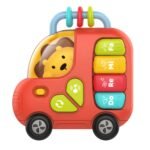 Interaktyvus muzikinis pianinas-autobusas su liūtu, garsais ir šviesomis nuo 18 mėn – Paveikslėlis 4