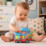 Interaktyvus muzikinis pianinas-lokomotyvas mažyliams nuo 18 mėnesių – Paveikslėlis 2
