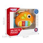 Interaktyvus muzikinis pianinas-žuvytė su šviesomis – Paveikslėlis 4