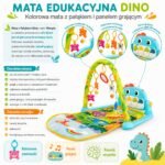 Lavinamasis kilimėlis dinozaurų motyvais su lanku ir grojančiu skydeliu – Paveikslėlis 4