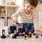 Magnetinės konstravimo kaladėlės kosmoso tema 74 elementai