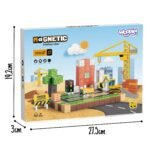Magnetinis konstruktorius statybvietei, 115 dalių
