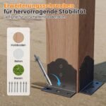 Medinė grilio pavėsinė su šoninėmis lentynomis ir šlaitiniu metaliniu stogu (Ruda + Juoda) – Paveikslėlis 4