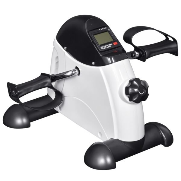 Mini pedalų treniruoklis rankoms ir kojoms su LED ekranu