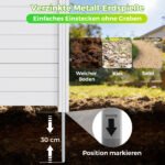 Modulinis lauko privatumo tvoros komplektas su 4 segmentais 2 vnt (Balta) – Paveikslėlis 5