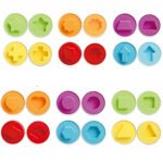 Montessori edukacinė višta-rūšiuoklė formoms pažinti