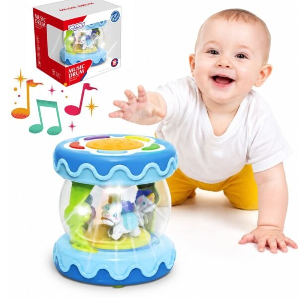 Muzikinis ritinys 3in1 su projektoriumi ir būgneliu