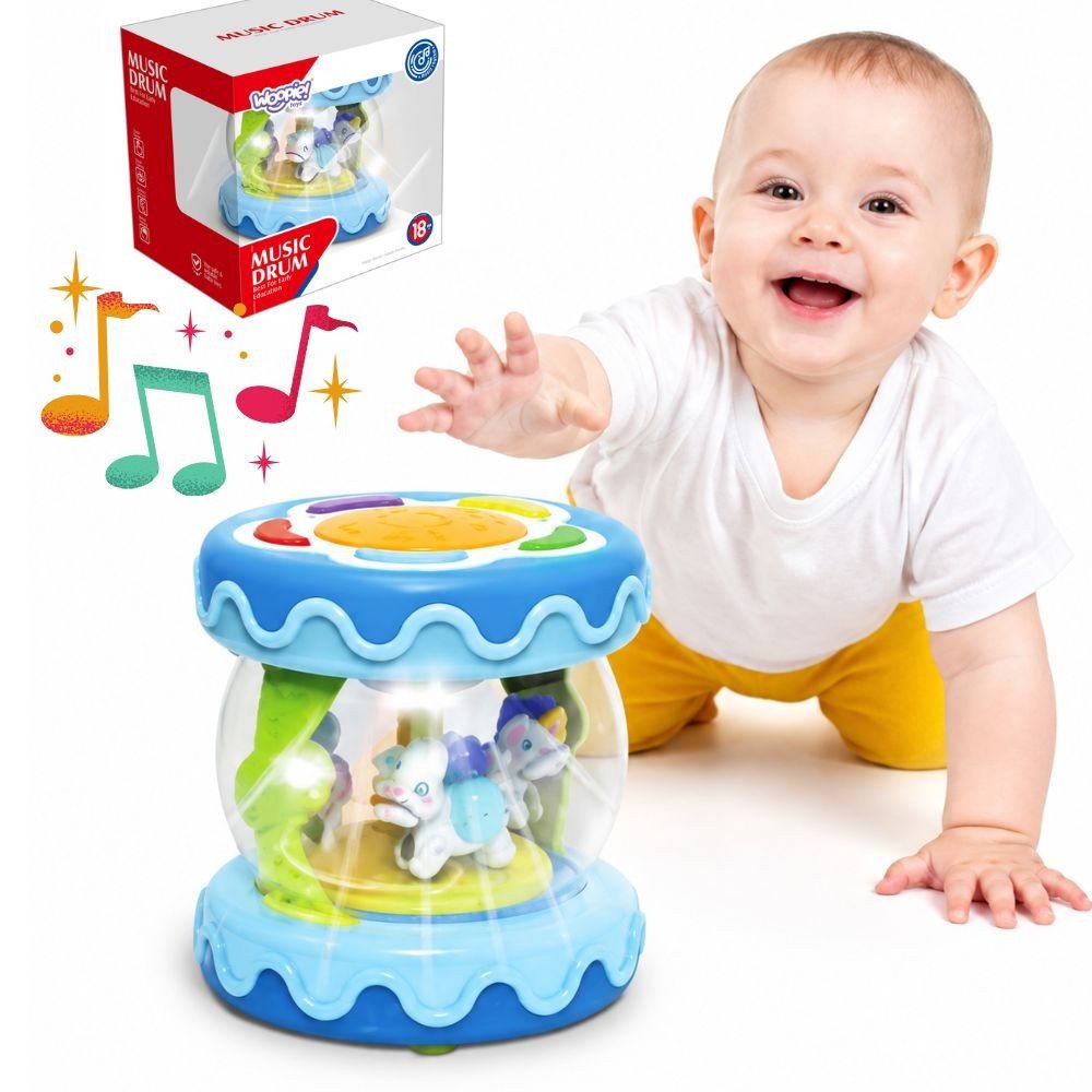 Muzikinis ritinys 3in1 su projektoriumi ir būgneliu Muzikinis ritinys 3in1 su projektoriumi ir būgneliu