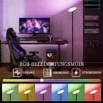 Pastatomas šviestuvas, pritemdomas RGB, valdomas pulteliu, 350° pasukama galva – Paveikslėlis 5
