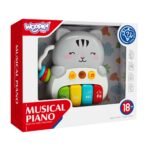 Pianinas interaktyvus kačiukas su muzika ir šviesomis nuo 18 mėnesių – Paveikslėlis 4