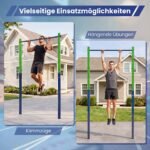 Prisitraukimų stotelė lauko reguliuojamo aukščio iš cinkuoto plieno (Mėlyna) – Paveikslėlis 3