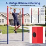 Prisitraukimų stotelė reguliuojamo aukščio iš cinkuoto plieno (Raudona) – Paveikslėlis 5