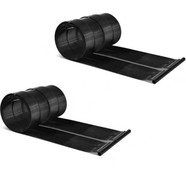 Saulės energijos baseino šildytuvas – 500x75 cm kolektorių komplektas (Juoda)