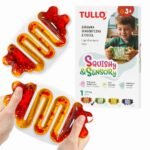 Sensorinis žaislas raudonas smulkiajai motorikai lavinti