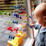 Silikoninis lavinamasis konstruktorius su siurbtukais