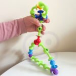 Silikoninis lavinamasis konstruktorius su siurbtukais