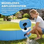 Šunų baseinas sulankstomas tvirtas su neslystančiu dugnu dideliems šunims – Paveikslėlis 6