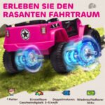 Vaikiškas elektromobilis su 12V akumuliatoriumi, nuotoliniu valdymu ir 2 varikliais – Paveikslėlis 4