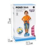 Vienaragio pogo šokliukas, lavinantis vaikų pusiausvyrą