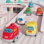 Žaislinis interaktyvus ambulansas su šviesomis ir garsais mažyliams – Paveikslėlis 4