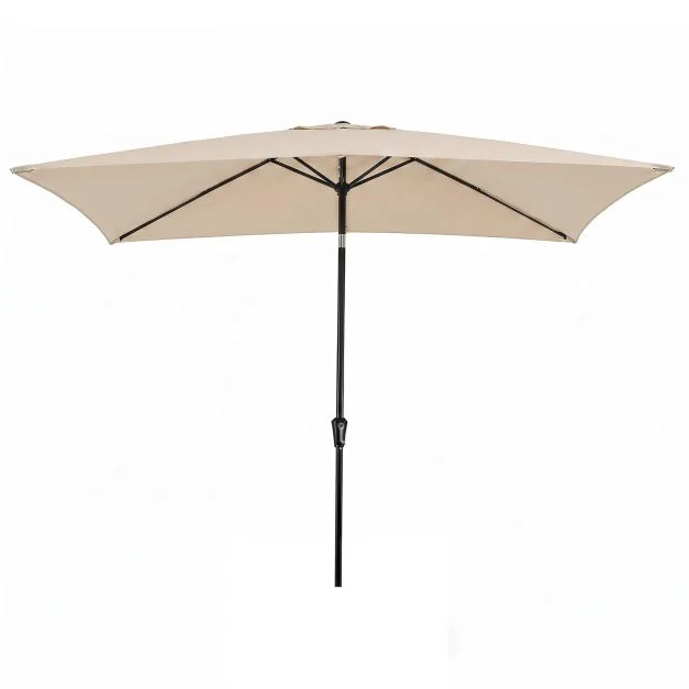 lauko-sketis-reguliuojamo-kampo-ir-su-rankena-3x2-m-smelio Lauko skėtis reguliuojamo kampo ir su rankena (3x2 m) (Smėlio)