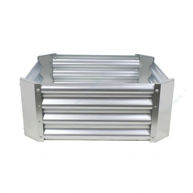 lysve-auksta-staciakampe-cinkuoto-metalo-darzovems-sidabrine Lysvė aukšta stačiakampė cinkuoto metalo daržovėms (Sidabrinė)