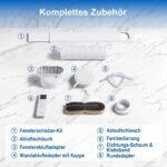 Mobilus oro kondicionierius su vėsinimo ir šildymo funkcijomis 12000 BTU (Balta) – Paveikslėlis 9