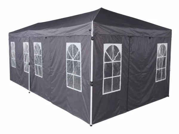 Paviljonas Pop-up greitai surenkamas 3x6 m (Pilka)