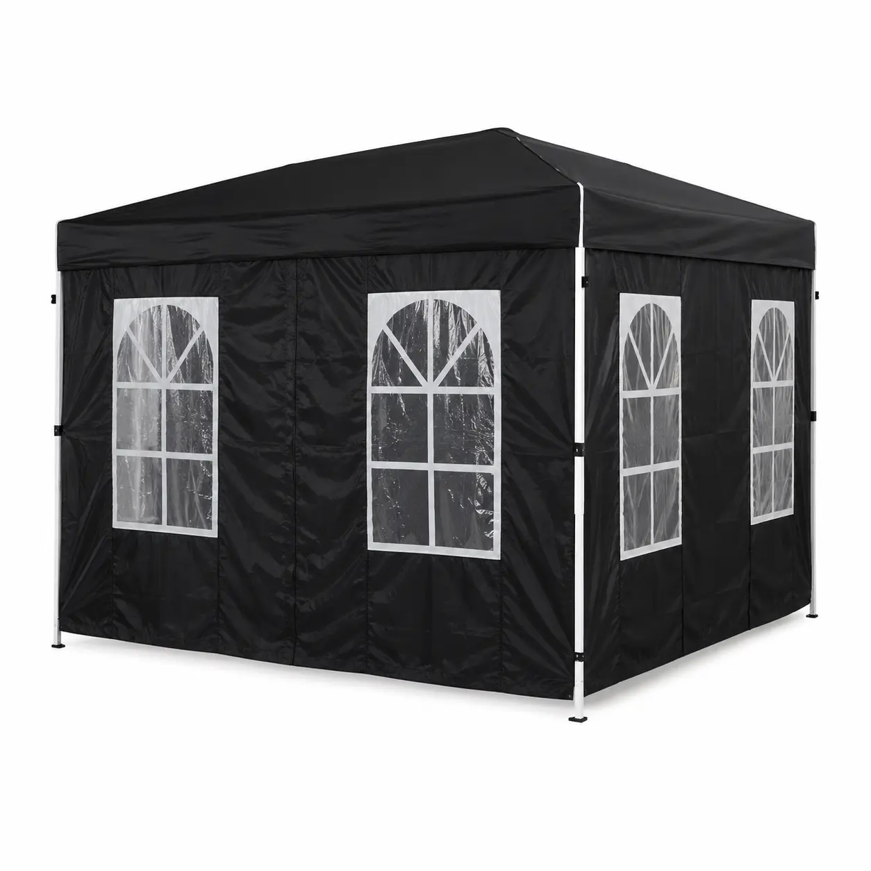 sulankstomas-sodo-paviljonas-su-reguliuojamu-auksciu-juoda Sulankstomas sodo paviljonas su reguliuojamu aukščiu 3x3 m (Juoda)