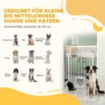 Apsauginiai varteliai augintiniams su durelėmis katei, montuojami be gręžimo, 75-85 cm – Paveikslėlis 9