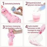 Burbulų pistoletas vienaragio formos su dūmų efektu – Paveikslėlis 4